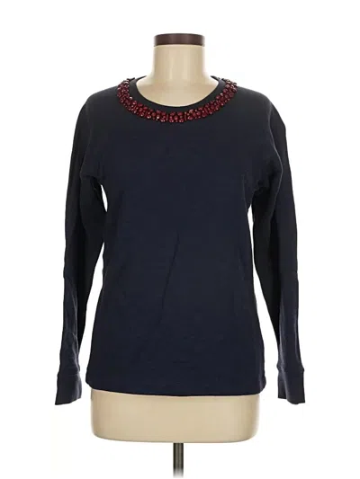 Pre-owned Jcrew Sweatshirt In Blue