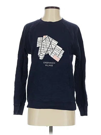 Pre-owned Jcrew Sweatshirt In Blue