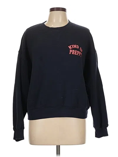 Pre-owned Jcrew Sweatshirt In Blue