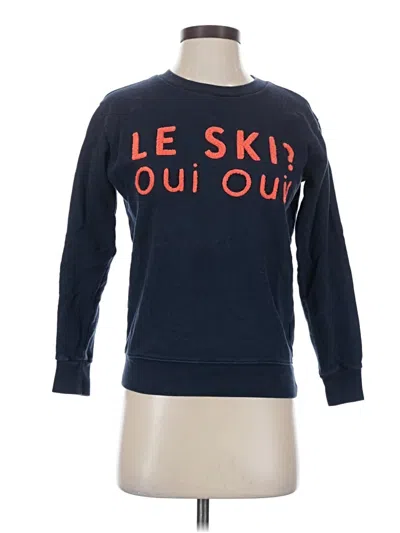 Pre-owned Jcrew Sweatshirt In Blue