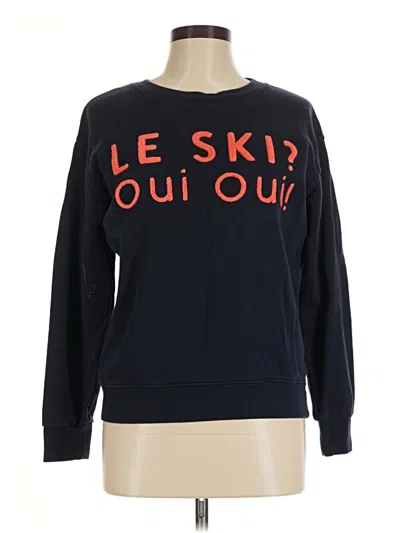 Pre-owned Jcrew Sweatshirt In Blue
