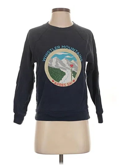 Pre-owned Jcrew Sweatshirt In Blue