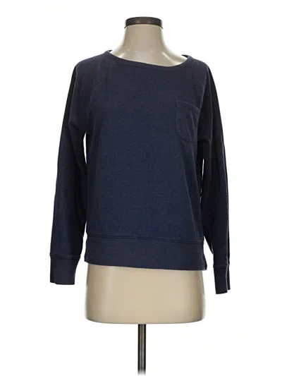 Pre-owned Jcrew Sweatshirt In Blue