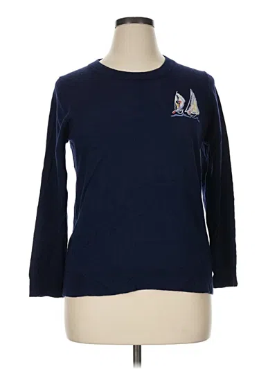 Pre-owned Jcrew Sweatshirt In Blue