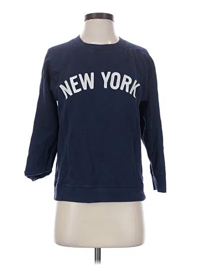 Pre-owned Jcrew Sweatshirt In Blue