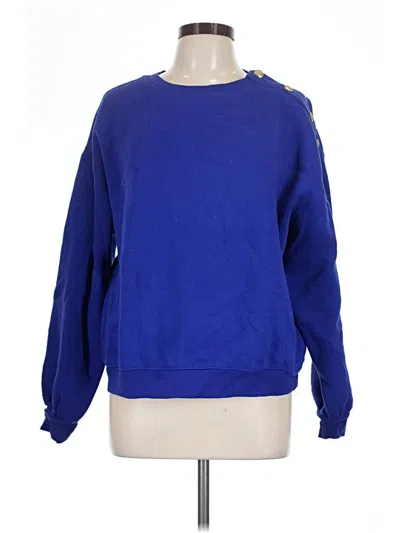 Pre-owned Jcrew Sweatshirt In Blue