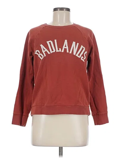 Pre-owned Jcrew Sweatshirt In Burgundy