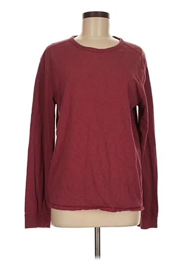 Pre-owned Jcrew Sweatshirt In Burgundy