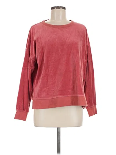Pre-owned Jcrew Sweatshirt In Burgundy