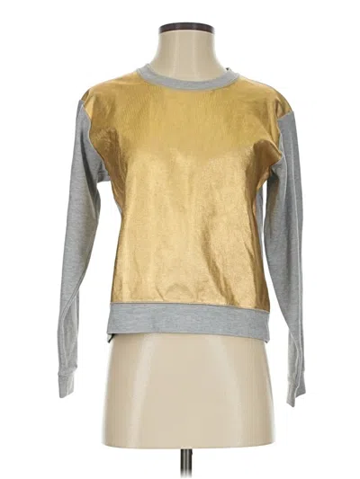 Pre-owned Jcrew Sweatshirt In Gold