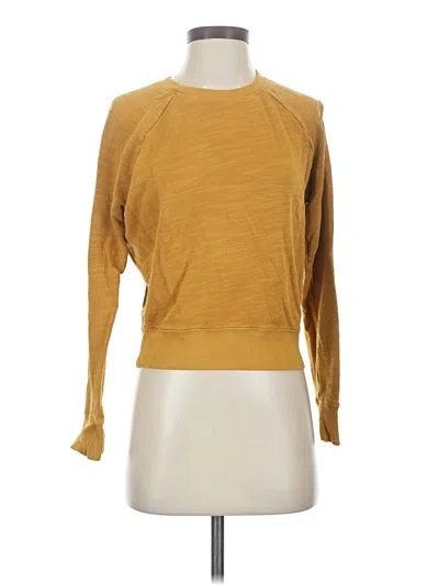 Pre-owned Jcrew Sweatshirt In Gold
