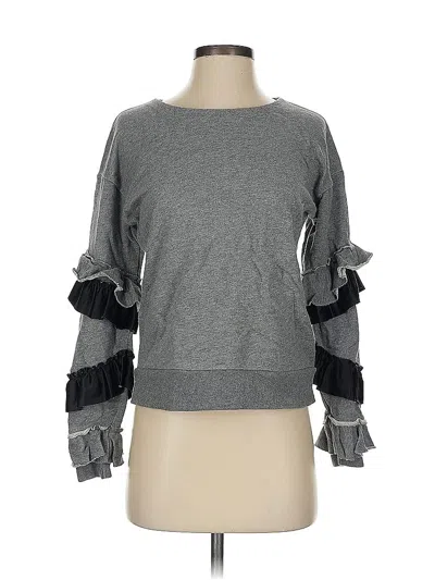 Pre-owned Jcrew Sweatshirt In Gray