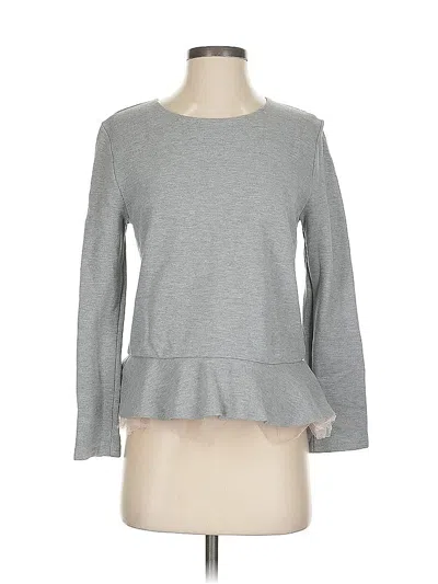 Pre-owned Jcrew Sweatshirt In Gray