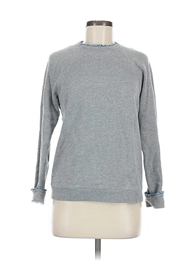 Pre-owned Jcrew Sweatshirt In Gray