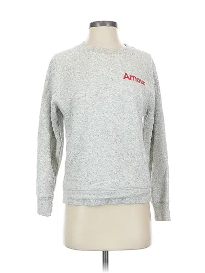 Pre-owned Jcrew Sweatshirt In Gray