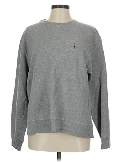 Pre-owned Jcrew Sweatshirt In Gray