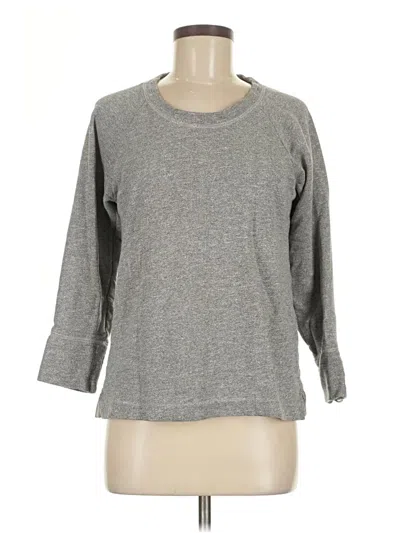 Pre-owned Jcrew Sweatshirt In Gray