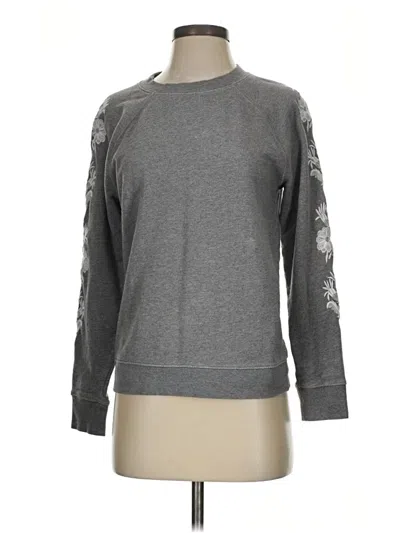 Pre-owned Jcrew Sweatshirt In Gray