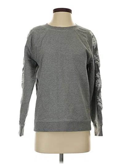 Pre-owned Jcrew Sweatshirt In Gray
