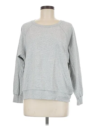 Pre-owned Jcrew Sweatshirt In Gray