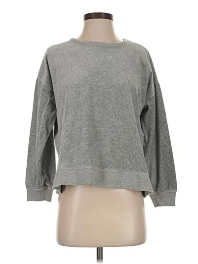 Pre-owned Jcrew Sweatshirt In Gray