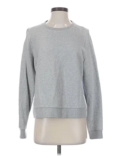 Pre-owned Jcrew Sweatshirt In Gray
