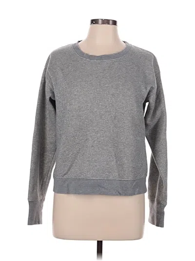 Pre-owned Jcrew Sweatshirt In Gray