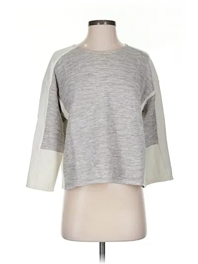 Pre-owned Jcrew Sweatshirt In Gray