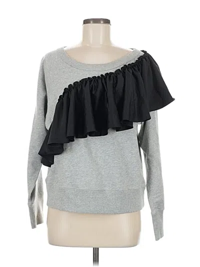 Pre-owned Jcrew Sweatshirt In Gray
