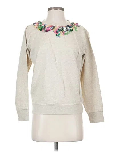 Pre-owned Jcrew Sweatshirt In Gray