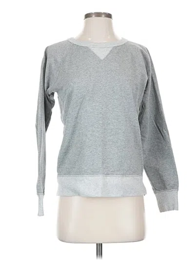 Pre-owned Jcrew Sweatshirt In Gray