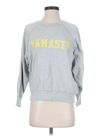 Pre-owned Jcrew Sweatshirt In Gray