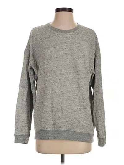 Pre-owned Jcrew Sweatshirt In Gray