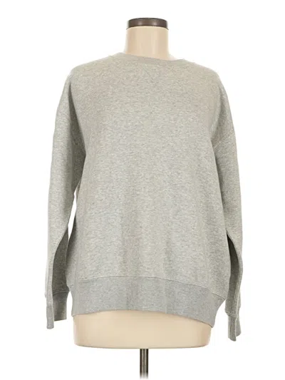 Pre-owned Jcrew Sweatshirt In Gray