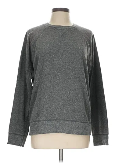 Pre-owned Jcrew Sweatshirt In Gray
