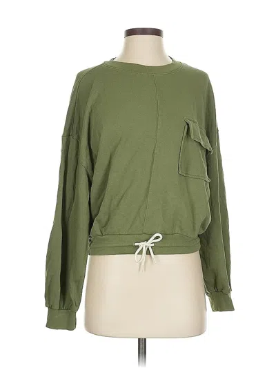 Pre-owned Jcrew Sweatshirt In Green