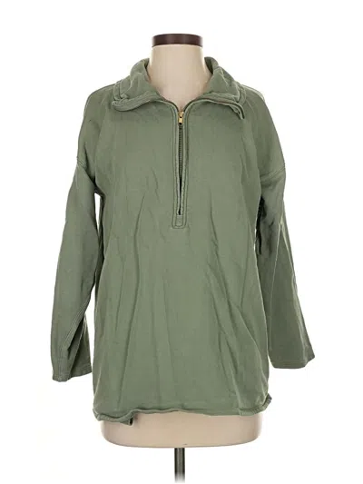 Pre-owned Jcrew Sweatshirt In Green
