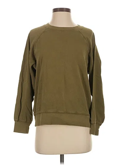 Pre-owned Jcrew Sweatshirt In Green