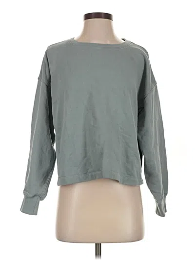 Pre-owned Jcrew Sweatshirt In Green