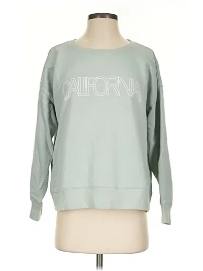 Pre-owned Jcrew Sweatshirt In Green