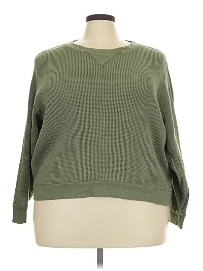 Pre-owned Jcrew Sweatshirt In Green