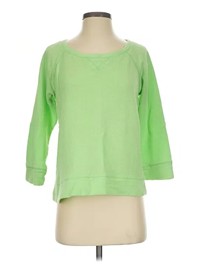 Pre-owned Jcrew Sweatshirt In Green