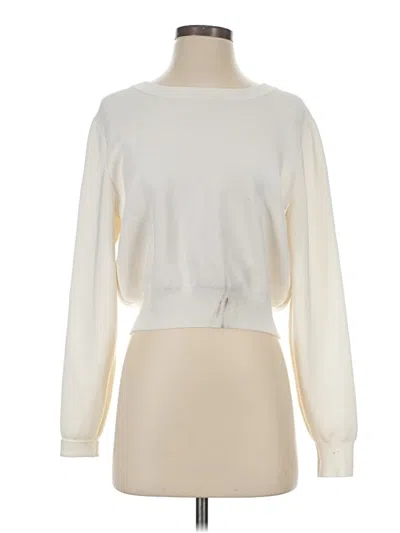 Pre-owned Jcrew Sweatshirt In Ivory