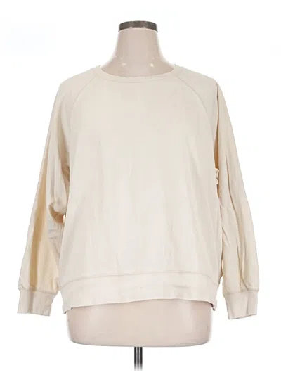 Pre-owned Jcrew Sweatshirt In Ivory