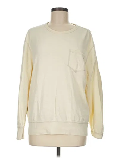 Pre-owned Jcrew Sweatshirt In Ivory