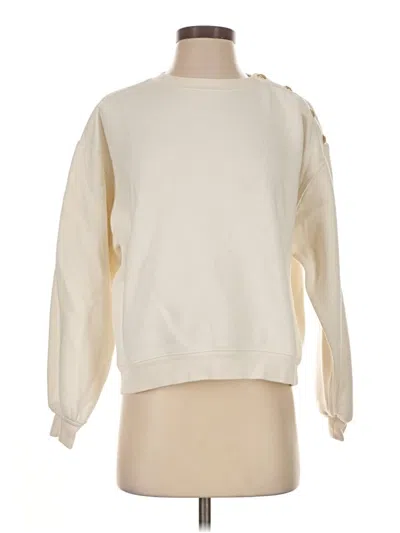 Pre-owned Jcrew Sweatshirt In Ivory