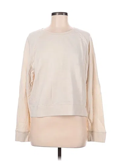 Pre-owned Jcrew Sweatshirt In Ivory