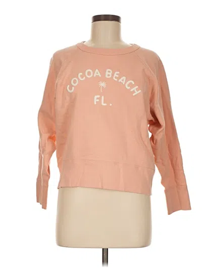 Pre-owned Jcrew Sweatshirt In Orange