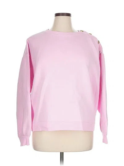 Pre-owned Jcrew Sweatshirt In Pink