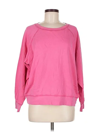Pre-owned Jcrew Sweatshirt In Pink